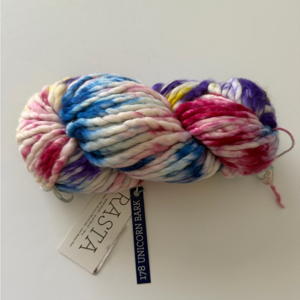 RASTA Super Bulky Malabrigo Yarn Kettle Dyed Merino Soft 178 Unicorn Bark